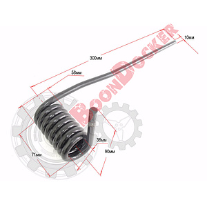 291200-800-0100 Пружина правая малая задней подвески для снегоходов Stels S600/800 LU066512/605354840