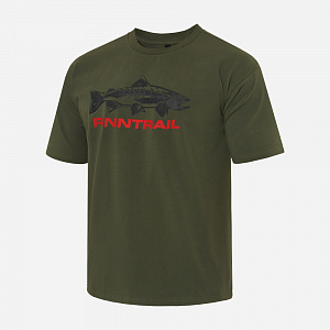 ФУТБОЛКА FINNTRAIL FISH Khaki 6712, размер M