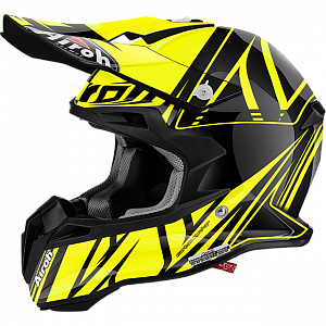 Шлем Airoh Terminator 2.1 CUT yellow gloss размер XXL