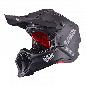 Шлем эндуро SPARX Raptor (JH-601), черный матовый, размер, (61-62 см) XL