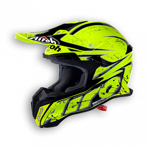 Шлем Airoh Terminator 2.1 Splash Yellow Gloss размер M