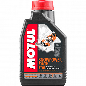 108209 Масло моторное синтетическое для снегоходов MOTUL SNOWPOWER SYNT 2T 1 литр