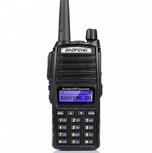 Радиостанция рация черная Baofeng UV-82 8W 3 режима мощности