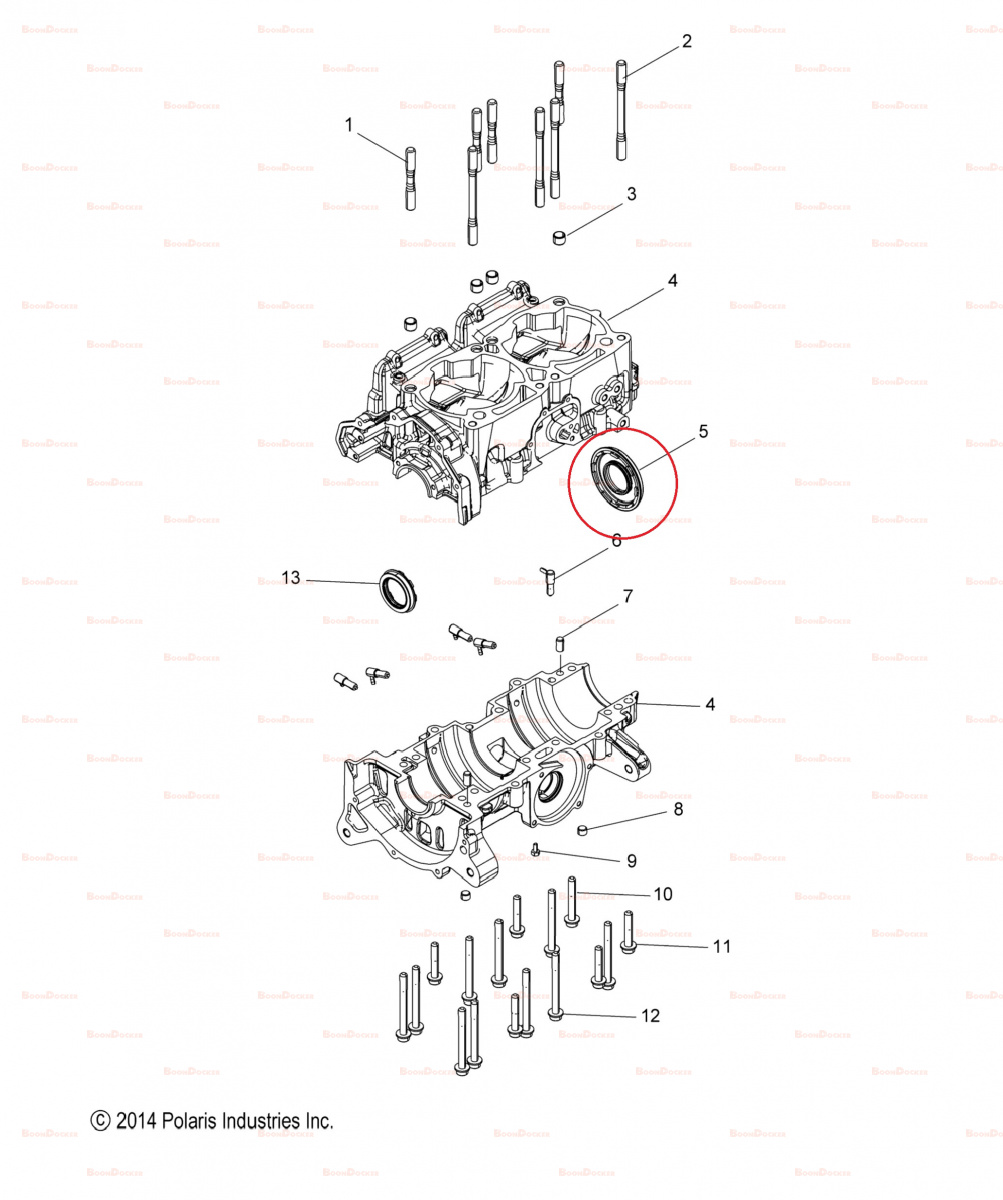5415026 Сальник коленвала двигателя 35X72X7 PTO для снегоходов Polaris 5412091/5411937/5411394/5411148/SM-09531F/SM-09415/09-55225 - фото товара BoonDocker