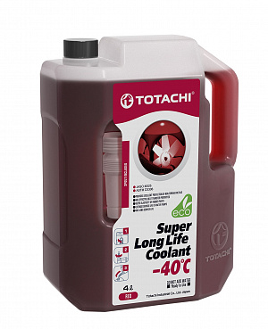 Антифриз TOTACHI SUPER LONG LIFE COOLANT красный -40°C 4 литра