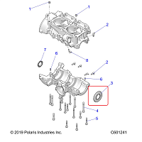 5419284 Сальник коленвала двигателя 40X80X7 PTO для снегоходов Polaris PATRIOT 9R 5417255 - фото товара BoonDocker