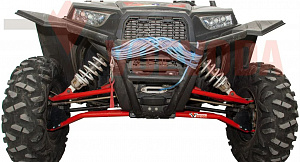 VOEVODA Рычаги передние усиленные на Polaris RZR 1000 2012-2016" увеличенный клиренс + защита пыльников