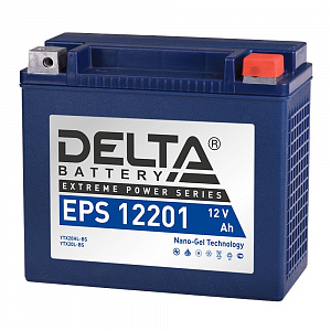 Аккумулятор Delta EPS 12201 12V/18Ah обратная -/+ 176X87X154 mm YTX20L-BS/YTX20HL-BS/EPS 12201