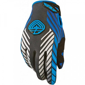 Перчатки FLY RACING 907 MX черные/синие 11" (XL)