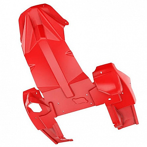860202992 Защита днища красная для снегоходов Lynx Radien2 / Radien-X 500 860202991/860202095/860202313/860202314