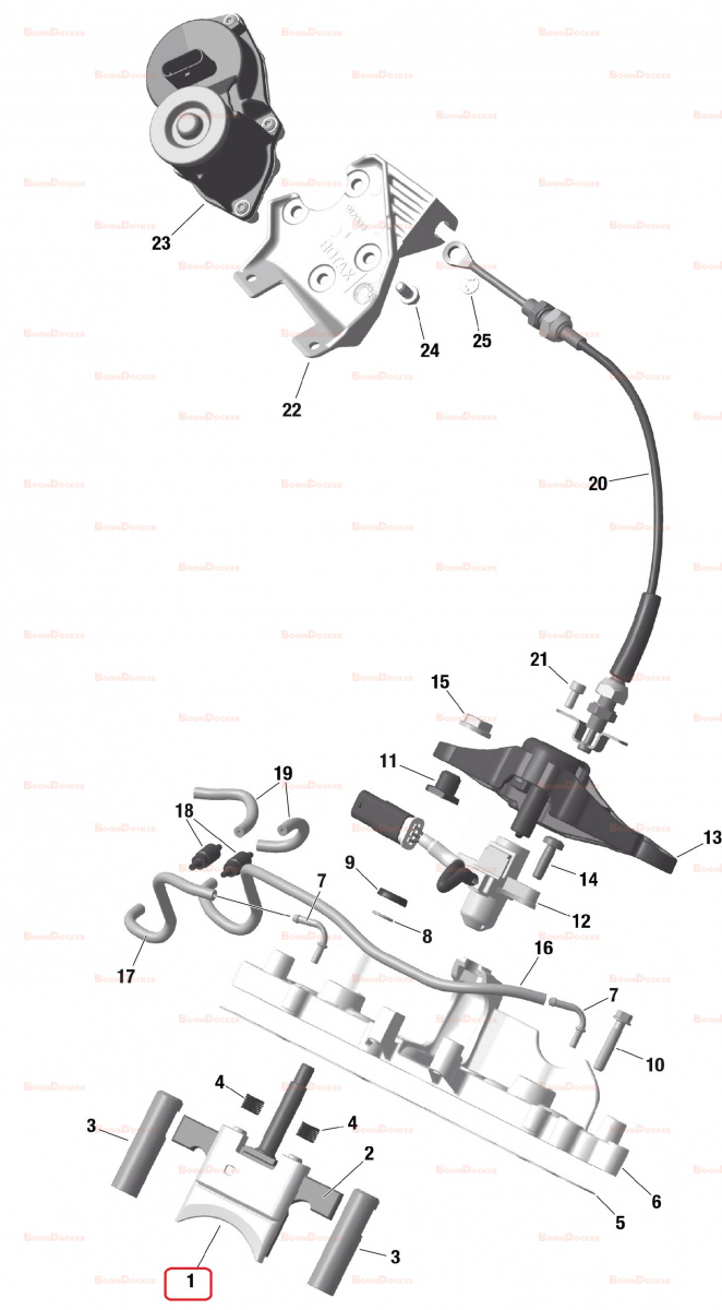 420954051 Лопатка RAVE-клапанов к 420954057 для снегоходов Ski-Doo Rotax 850 E-TEC 420954051 - фото товара BoonDocker