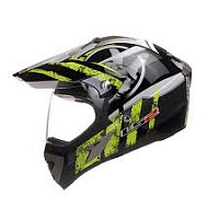 Шлем MX433 STRIPE BLACK  HI-VIS YELLOW (L) - фото товара BoonDocker