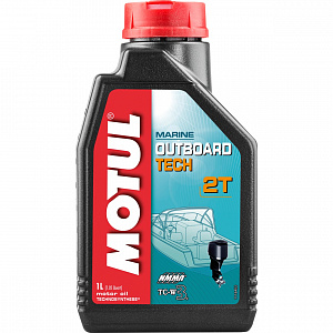 102789 Масло моторное полусинтетическое MOTUL OUTBOARD TECH 2T 1 литр