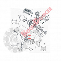 W0333 Втулка барабана T-MAX ATV 2500-3000 - фото товара BoonDocker