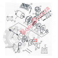 W0335 Звездочка включения T-MAX ATV 2500-3000 - фото товара BoonDocker
