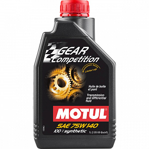 105779 Масло трансмиссионное синтетическое для квадроциклов MOTUL GEAR COMPETITION 75W140 1 литр