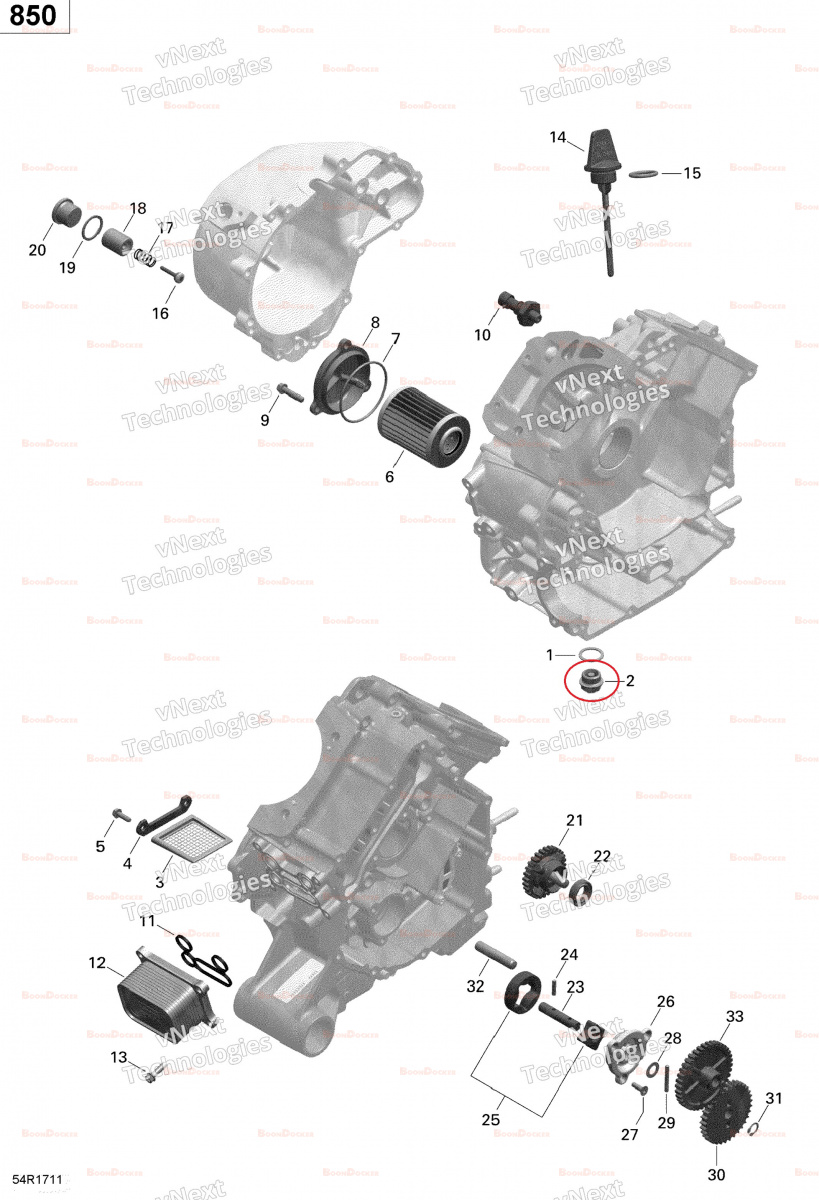 420840277 Пробка болт сливная двигателя для квадроциклов Can-Am OUTLANDER G1/G2 711840277 - фото товара BoonDocker