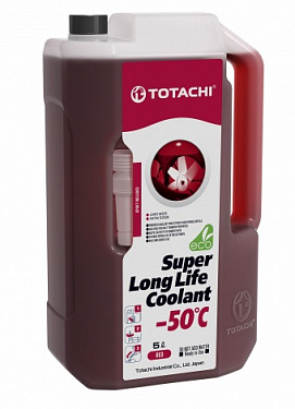 Антифриз TOTACHI SUPER LONG LIFE COOLANT красный -40°C 5 литров