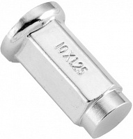 Гайка плоский торец хром STI 10X1.25 - фото товара BoonDocker