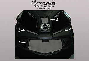 183-135 FROGZSKIN Вентиляция Ski-Doo XP/XM