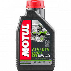 105938 Масло моторное полусинтетическое для квадроциклов MOTUL ATV-UTV EXPERT 4T 10W40 1 литр 113174