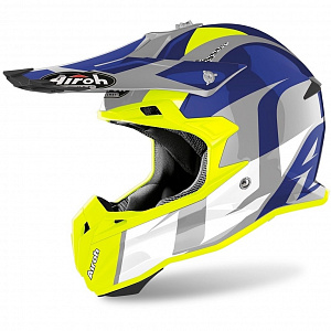 Шлем Airoh Terminator Open Vision shoot blue gloss, размер XL AI08A13ORO/3C_XL