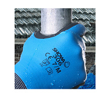 Перчатки защитные SHOWA Hold Durable 306 (Blue, L) - фото товара BoonDocker