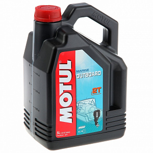 113337 Масло моторное минеральное MOTUL OUTBOARD 2T 5 литров 101734/106612