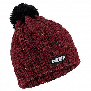 Шапка 509 Fleck Pom Maroon Fleck, OS F09012700-000-101