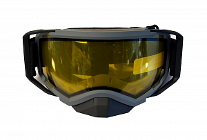 Очки с двойной линзой RSX Blizzard Winter, желтая линза, цвет оправы серый-черный К1-00003321