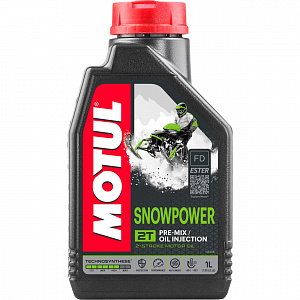 105887 Масло моторное полусинтетическое для снегоходов MOTUL SNOW POWER 2T 1 литр 113243