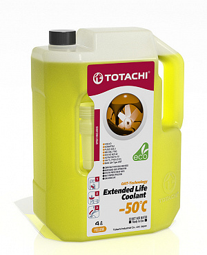 Антифриз TOTACHI SUPER LONG LIFE COOLANT желтый -50°C 4 литра