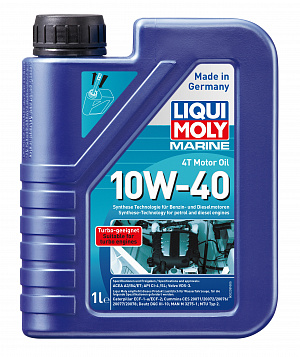25012 Масло моторное cинтетическое для лодок Liqui Moly Marine 4T Motor Oil 10W-40 1 литр