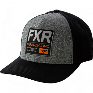Бейсболка кепка FXR Factory Ride Hat Grey/Heather/Orange 201923-0730
