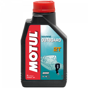 102788 Масло моторное минеральное MOTUL OUTBOARD 2T 1 литр 106610/106611/106612