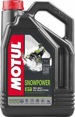 105888 Масло моторное полусинтетическое для снегоходов MOTUL SNOW POWER 2T 4 литра 112748