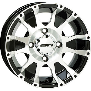 Диск литой для atv STI, C7, 12x7 (4/110), -47, MATT BLACK