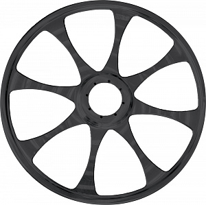 TKI 8 Spoke Billet Wheel Натяжной Ролик Гусеницы Черный 8" Дюймов 