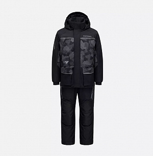 Костюм снегоходный курка+штаны Finntrail Nordy CamoShadowBlack черный камуфляж  3757, размер XL