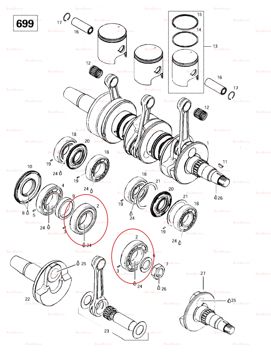 420432271 Подшипник коленвала 40X80X18 6208 для снегоходов Ski-Doo Rotax 951 6208YR1LTSH29T2/010-222 - фото товара BoonDocker