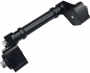 TKI-A1002B TKI Offset Axle 2 Wheel Ось Для 2ух Натяжных Роликов С Отступом 1" Черная 