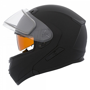 Шлем снегоходный модуляр CKX FLEX RSV SOLID EDL черный матовый размер XXXL