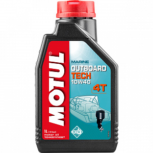 106397 Масло моторное полусинтетическое MOTUL OUTBOARD TECH 4T 10W40 1 литр