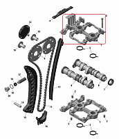 420911035 Корпус крышка распределительного вала для снегоходов Ski-Doo Rotax 600 ACE 420911035 - фото товара BoonDocker