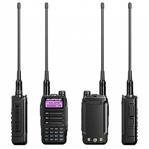 Радиостанция рация черная Baofeng UV-16 PRO 8W Type-C