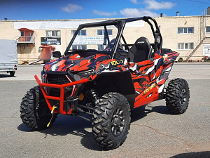 s014 Стекло ветровое с подогревом и омывателем для квадроциклов Polaris RZR 2019"+