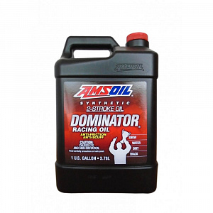 TDR1G AMSOIL Dominator Synthetic 2-Stroke Racing Oil Масло Моторное Синтетическое 2Т Двухтактное 4 Литра Для Polaris, BRP Ski Doo, Arctic Cat 