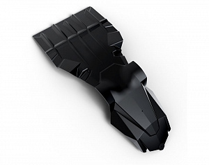 2880383-070 Защита днища ULTIMATE черная для снегоходов Polaris AXYS 2880383-070