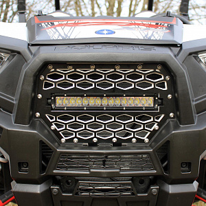 375890 Решетка радиатора RZR 900/1000 со светодиодной фарой RZR-FGLS-1K