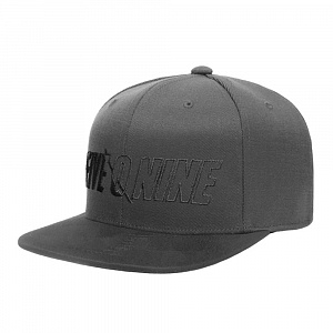 Бейсболка кепка 509 Five O Nine Flat Brim CVT Snapback с утеплителем, серая Charcoal Gray, размер ONE SIZE, F090139000-000-601